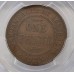 AUSTRALIA 1925 . ONE 1 PENNY . BROKEN N . PCGS XF45
